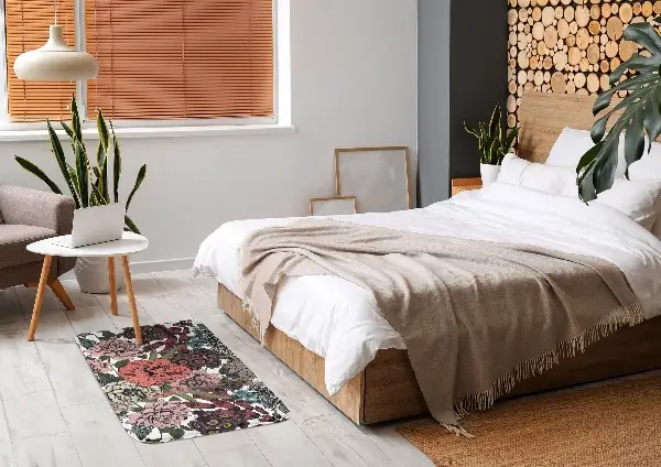 Teppich Blumen und Blätter