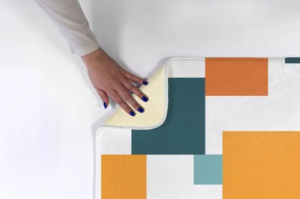 Kinderteppich Bunte Quadrate
