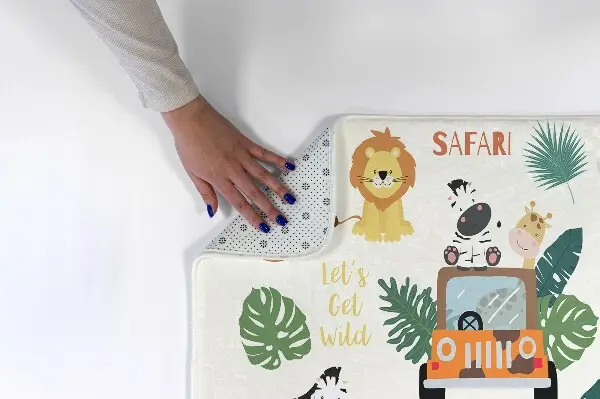 Kinderteppich Safari-Tiere