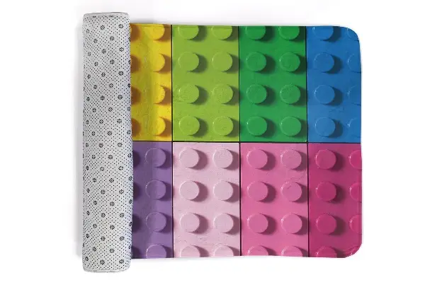 Kinderteppich Blöcke in Farben