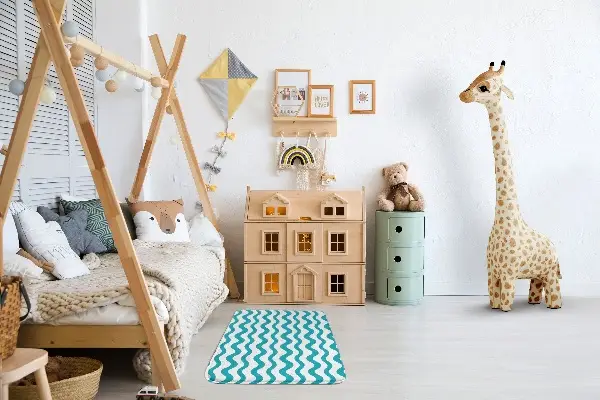 Kinderteppich Gewelltes Muster