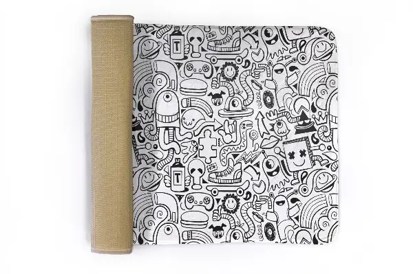 Kinderteppich Doodle-Muster