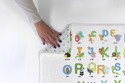 Kinderteppich Alphabet mit Bildern