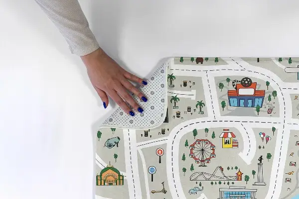 Kinderteppich Stadtplan