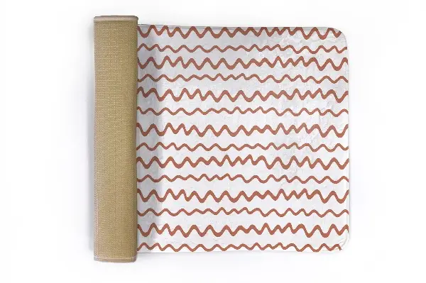 Teppich Gewellte horizontale Linien