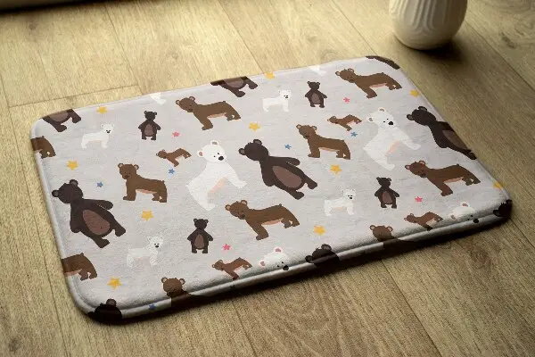Kinderteppich Bären und Sterne
