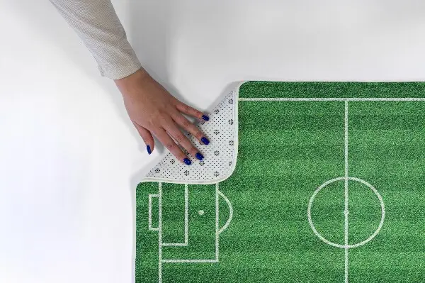 Kinderteppich Fußballfeld-Rasen