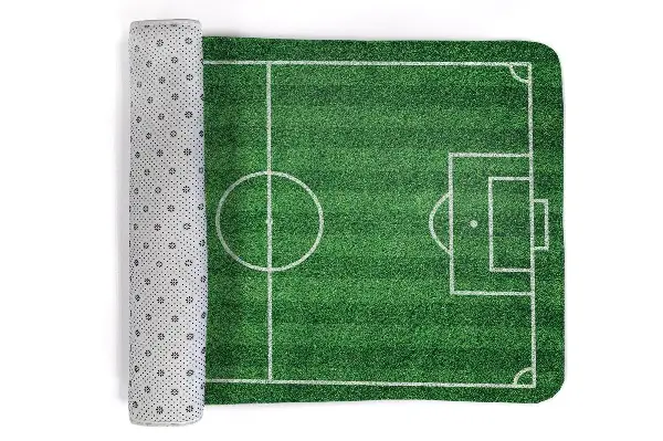 Kinderteppich Fußballfeld-Rasen