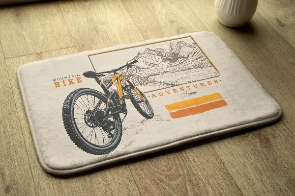 Kinderteppich Mountainbike