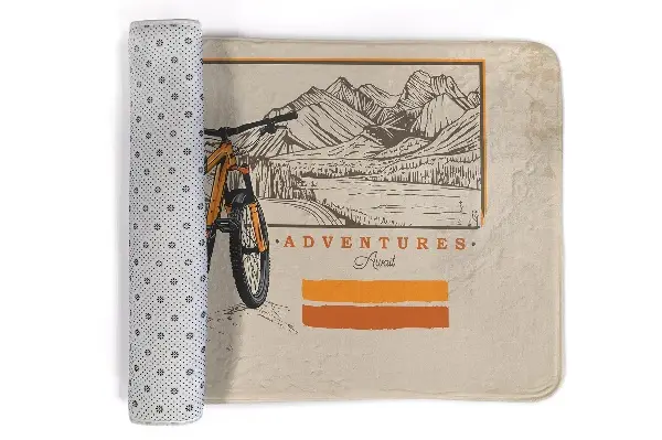 Kinderteppich Mountainbike