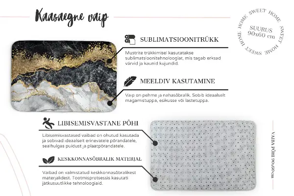 Teppich Ginkgo-Blätter