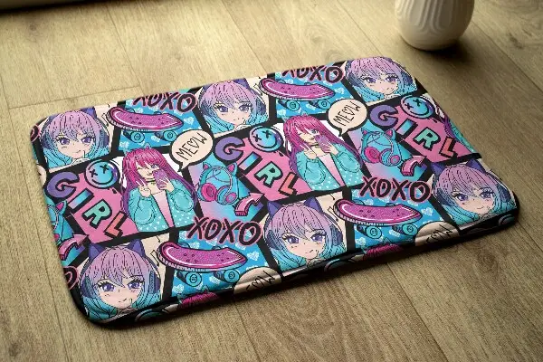 Kinderteppich Anime-Mädchen