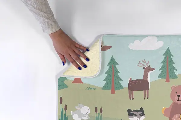 Kinderteppich Tiere im Wald