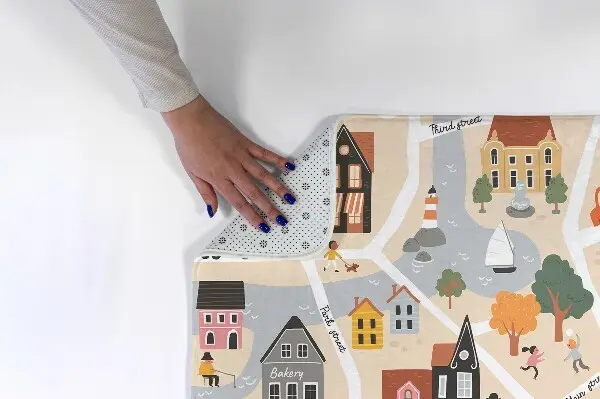 Kinderteppich Stadtplan