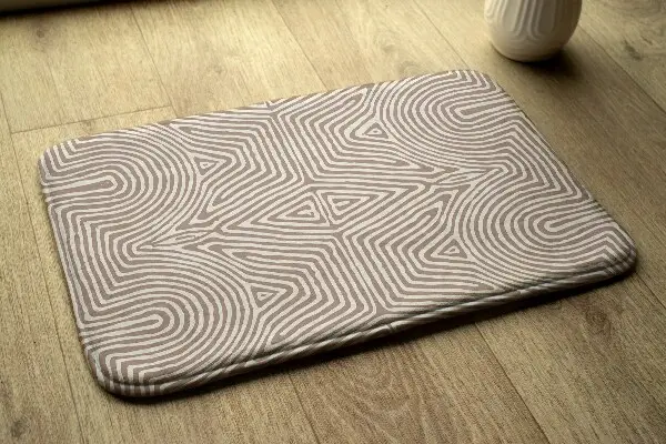 Bodenteppich Abstraktes geometrisches Muster