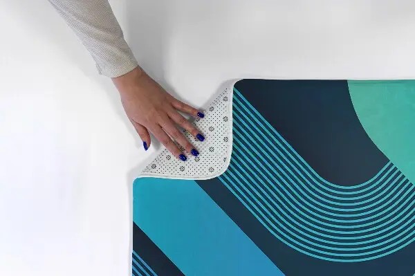 Bodenteppich Abstrakte geometrische Linien