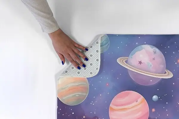 Kinderteppich Planeten im Weltraum