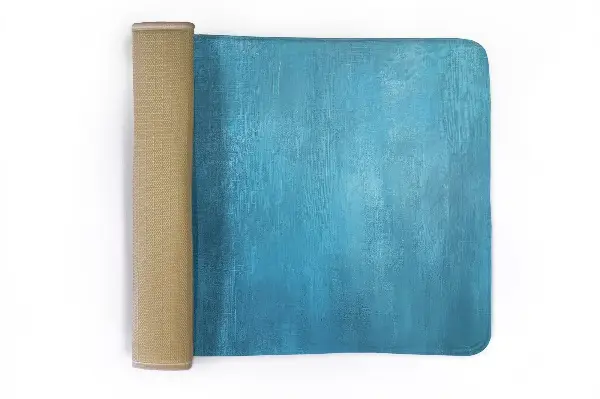 Bodenteppich Blaue Textur