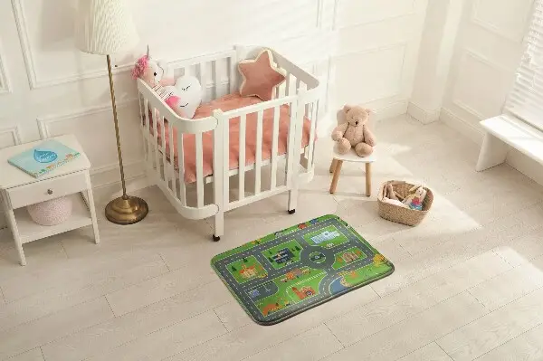 Kinderteppich Stadt mit Straßen