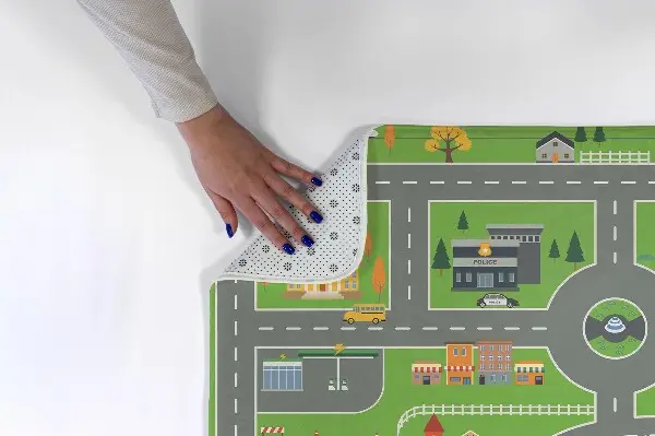 Kinderteppich Stadt mit Straßen