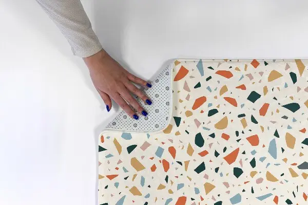 Bodenteppich Terrazzo-Muster