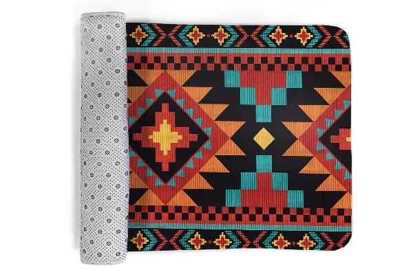 kleiner Teppich Geometrisches Muster