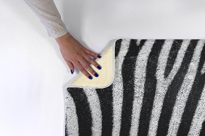 kleiner Teppich Zebra