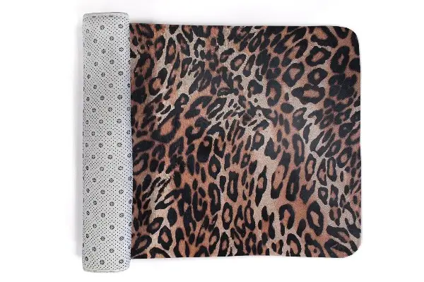 kleiner Teppich Leopardenfell-Muster