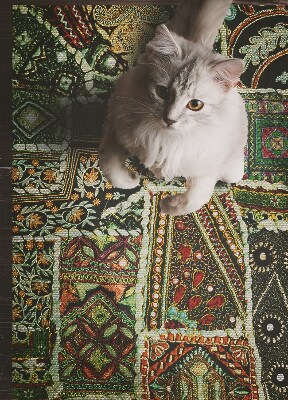 Teppich auf pvc Patchwork in einem türkischen Stil