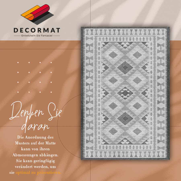 Vinyl teppich Graue Diamanten