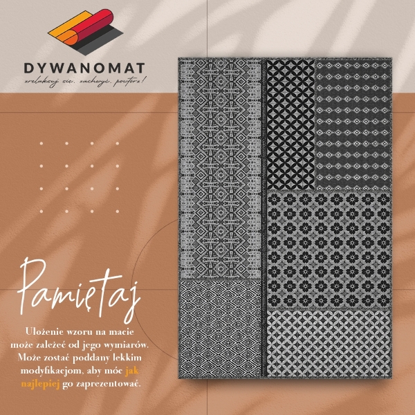 Teppich auf pvc Aztec-Stil