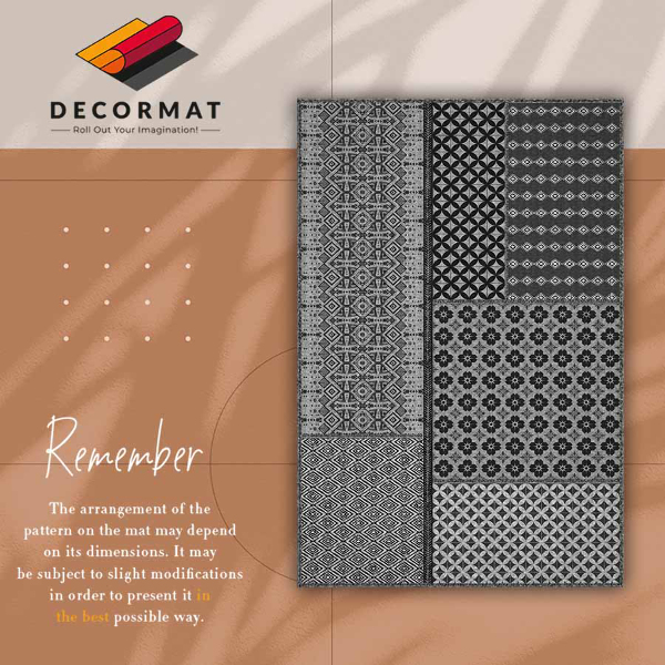 Teppich auf pvc Aztec-Stil