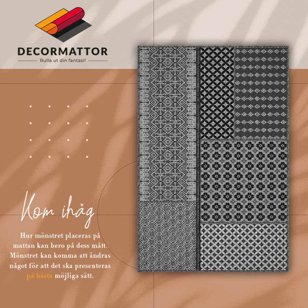 Teppich auf pvc Aztec-Stil