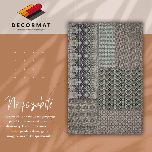 Teppich pvc Aztec-Stil