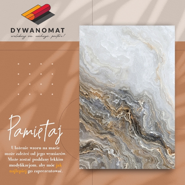 Vinyl teppich läufer Pearl-Marmor