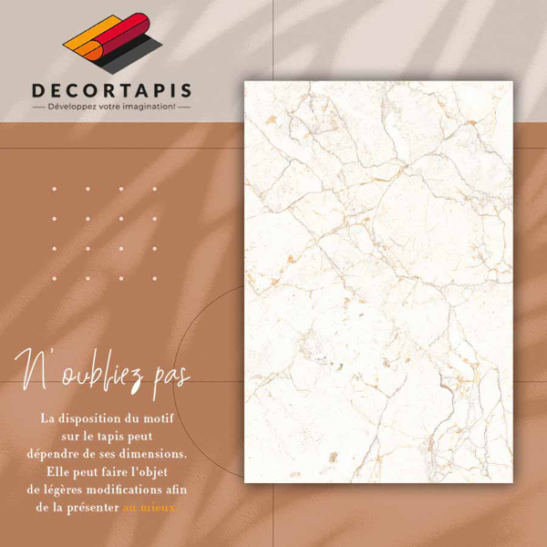 Vinyl teppich Abgestürztes Marmormuster