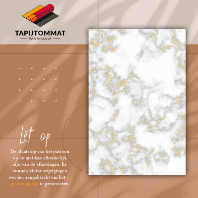 Vinyl teppich Marmor Goldener River