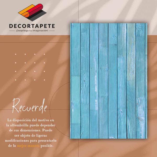 Pvc teppich Blau
