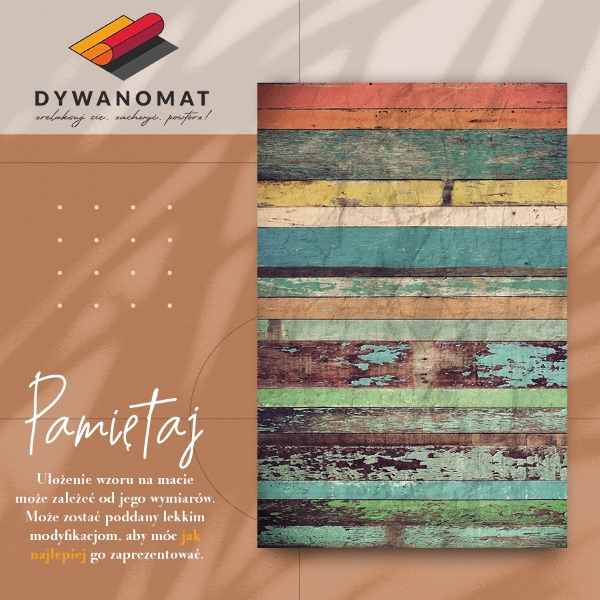 Teppich auf pvc Bunte Boards