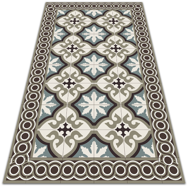 Teppich auf pvc Portugiesischer Stil