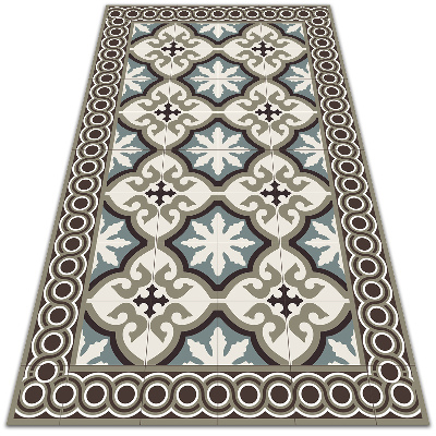 Teppich auf pvc Portugiesischer Stil