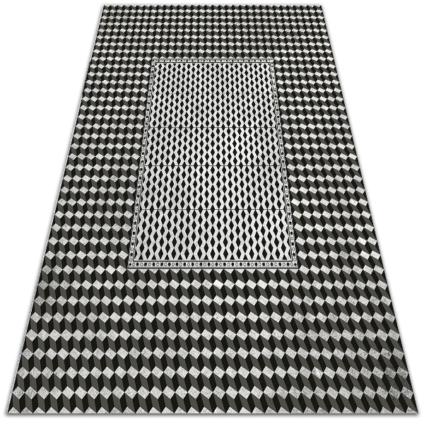 Teppich auf pvc 3d Muster