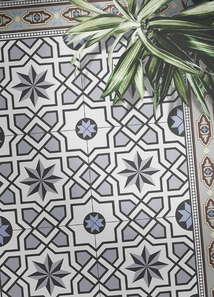 Pvc teppich Geometrische Sterne