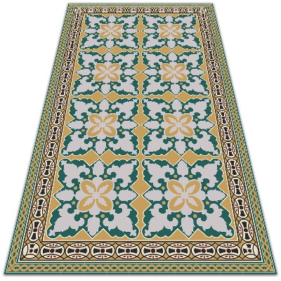 Teppich auf pvc Boho-Stil
