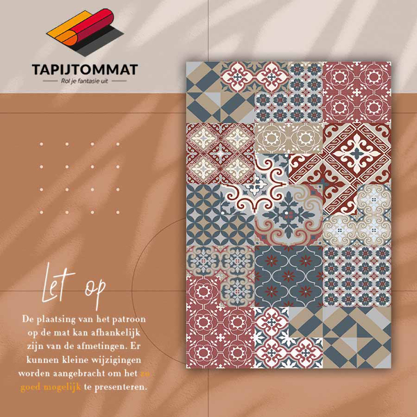 Vinyl teppich Unterschiedliche Muster