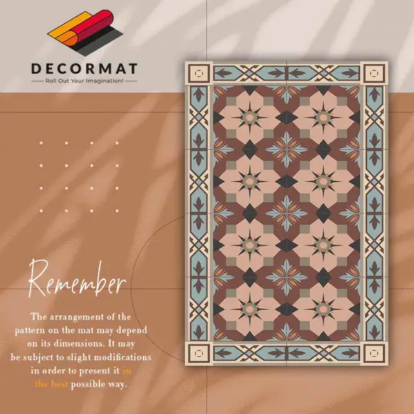 Vinyl teppich Geometrische Fliesen