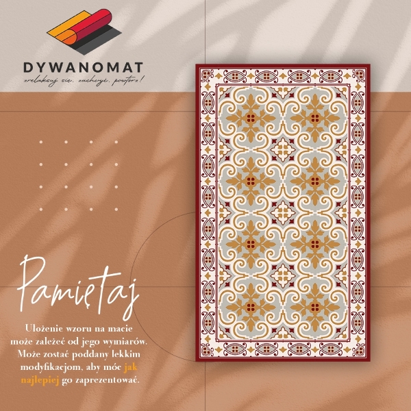 Vinyl teppich läufer Orientalischer Stil