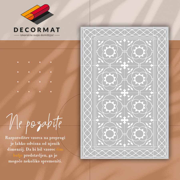 Teppich pvc Symmetrisches Muster