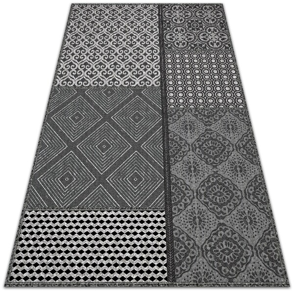 Teppich auf pvc Mischung aus verschiedenen Designs