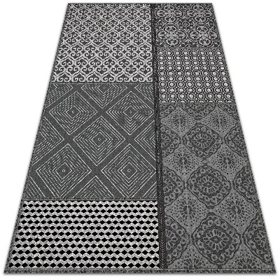 Teppich auf pvc Mischung aus verschiedenen Designs